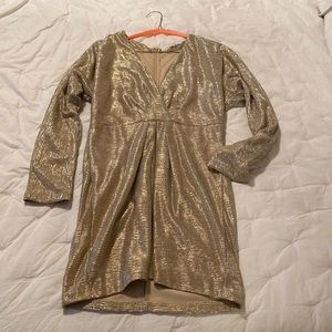 Sparkly gold dress